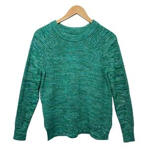 Textured Green Gap Crewneck Sweater